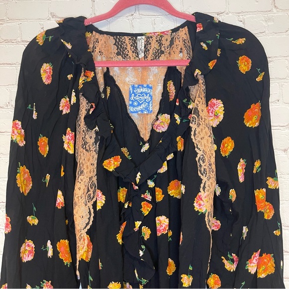 NWT FREE PEOPLE Intimately Printed Bodysuit - Picture 13 of 15